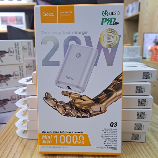 [3004] Hoco  two way fast charger Q3 White